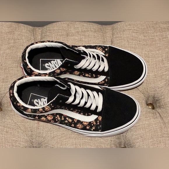 VANS Old Skool “Rose Dreams” Floral Sneakers Women’s 6.5 🌹 Suede Skate Shoes - Picture 4 of 8